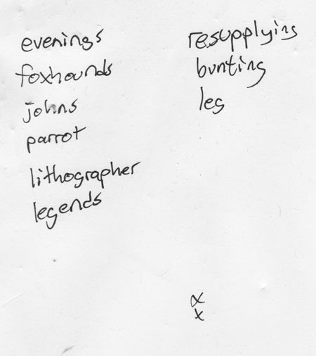 list